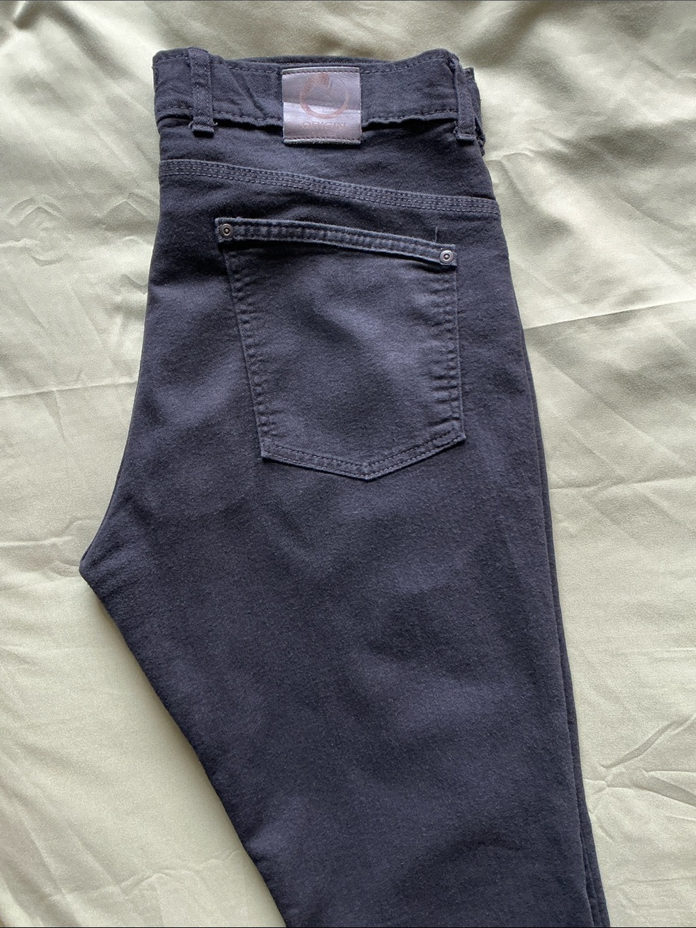 DELTA FLEX JEANS (Straight Fit) by Origin USA: Black Wash 36x30